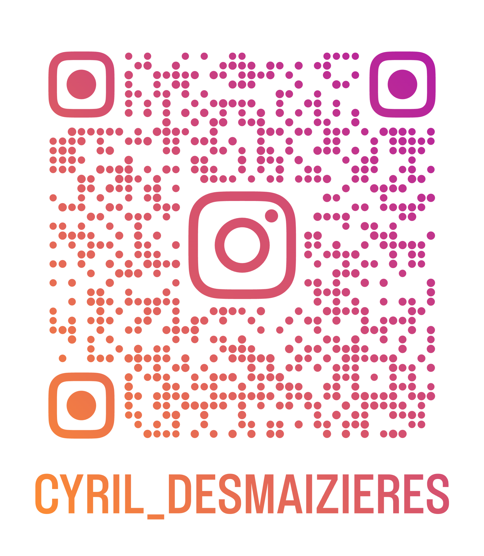 Cyril desmaizieres qr