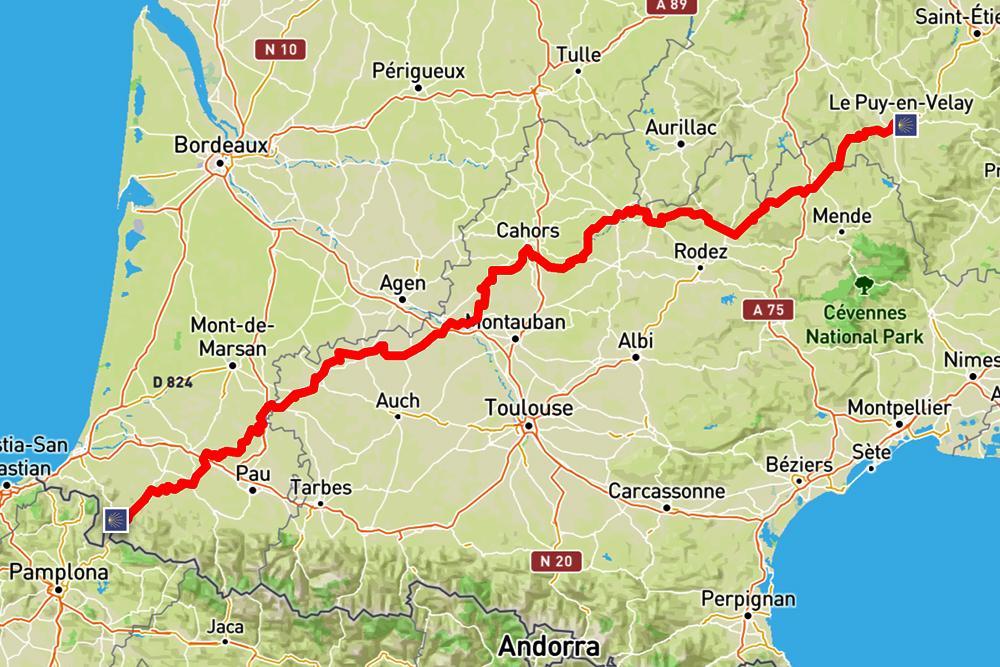 Trace voie du puy 1